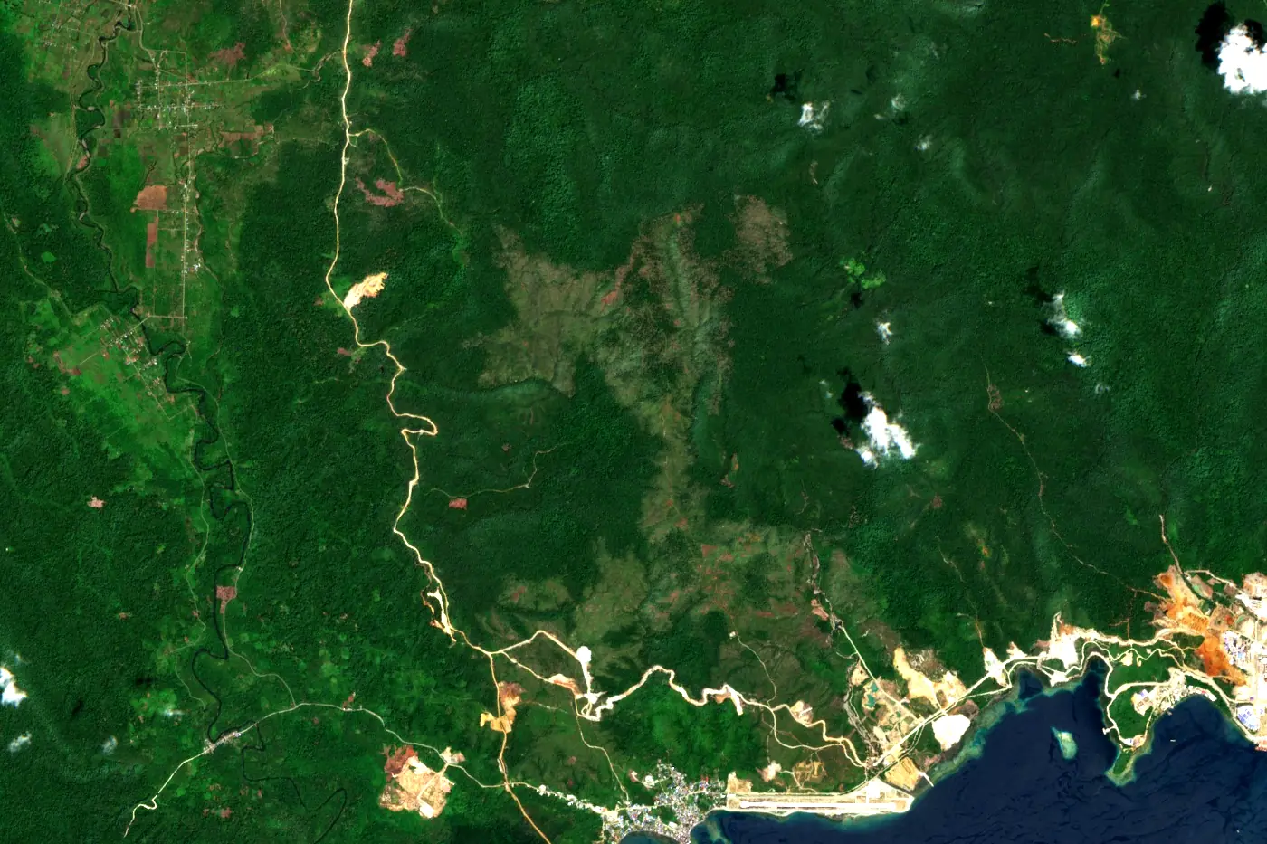Sentinel-2 image of Weda Bay, Indonesia, 12 Nov 2019