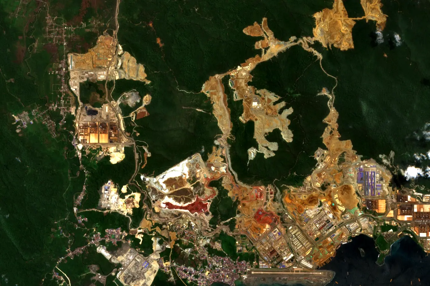 Sentinel-2 image of Weda Bay, Indonesia, 24 Aug 2026